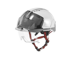 JSP Casco di protezione EVO VISTAlens Dualswitch, Bianco Quantità:1