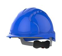 JSP EVO3 Comfort Plus Elmetto, Non Ventilato, Rotella di Regolazione, Blu