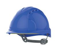 JSP EVO3 Comfort Plus Elmetto, Ventilato, Cricchetto a Scorrimento, Blu