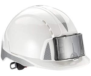 JSP EVOLite con CR2 e porta badge casco, bianco (AJB170D00100)
