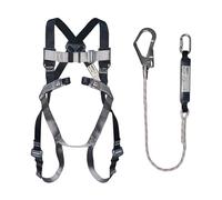 JSP Martcare Kit anticaduta singolo con imbracatura a 2 punti + cordino singolo anticaduta da 1,5 m