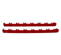 Jsp Nero o Rosso Profilo Basso Plastica 14 Attrezzo Cacciavite Organizer Rail Di