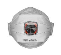 JSP Springfit Facciale Filtrante 435 FFP3 con Valvola Typhoon, Confezione da 10 (BGA182206000)