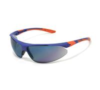 JSP Stealth 9000 Occhiali di Sicurezza K&N, Specchio Blu, UV