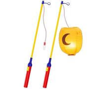 JSRHEEM Bastone per lanterne elettriche, 40 cm, per St Martin, lanterna LED, San Martin, lanterna elettrica per bambini, asta elettrica per traslochi lanterne, traslochi Martin (rosso-2)