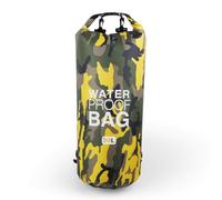 JSRHEEM Borsa Impermeabile, Dry Bag 10L 20L 30L con Tracolla Regolabile, Sacca Stagna per Kayak, Rafting, Nuoto, Canottaggio, Canoa, Spiaggia, Sport Acquatici (Giallo, 30 litri)