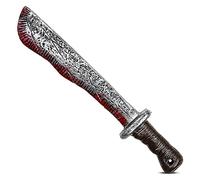 JSRHEEM Machete Halloween, Coltello Finto, Coltello di plastica Halloween, Machete per Halloween, per Carnevale e Halloween, Spada, Pugnale, Accessori per Costume da Serial Killer (Machete)