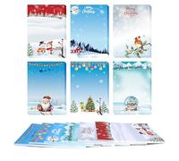 JSRQT Blocchi Note Autoadesivi Natale 6 Pezzi Sticky Notes Mini Foglietti Adesivi Cute Color Cartoon Blocchetti Block Christmas per Studenti Home Office Regali di Apprezzamento