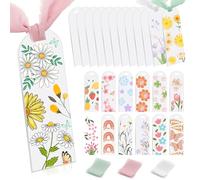 JSRQT Segnalibri Vuoti 12 Pezzi Segnalibro Acrilico Vuoto Fai Da Te Personalizzabili Trasparente Bookmark per Artigianato Taccuino Etichette Particolari Segna Libro Laurea Forniture di Lettura