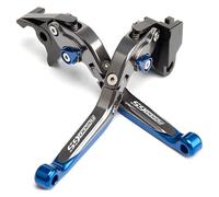 JSRVQKMS Maniglia Freno Frizione per B&MW R 1200 GS per Adventure 2013-2018 Modificato CNC Lega Alluminio 6-Stage Lunghezza Pieghevole Pieghevole Leva Frizione del Freno(Blue)