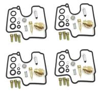 JSRVQKMS per Suzuki GSX-R 600 1997 1998 1999 2000 4 Set Kit di Riparazione carburatore per motociclette Guarnizione ago Galleggiante Accessori Filtro del Carburante