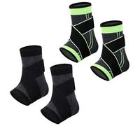 JSTHHTT 2 Paia Cavigliera Sportiva per Distorsione, Cavigliera Ortopedica, Supporto Caviglia Sportiva Regolabile, Fascia Elastica Caviglia, Tutore Caviglia per Fascite Plantare, Cavigliera Elastica