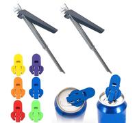 JSTHHTT 2 Pcs Apriscatole Manuale Professionale per Aprire Lattine e Barattoli Facilmente Pratico Apri Barattoli Manuale per Cucina Design Robusto e Affidabile