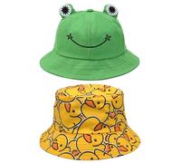 JSTHHTT 2 PCS Cappello da Pescatore alla Moda, Cappello da Sole Unisex da Uomo e da Donna, Gli Sport all'Aria Aperta