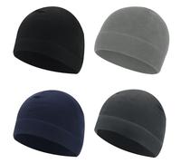 JSTHHTT 4 Pezzi Berretto Sottocasco, Berretto Sportivo da Uomo e da Donna, Invernale Termico Antiviento Sottocasco, Ciclismo Moto Beanie Elstico, per Lo Sci Ciclismo, Esercizi all'aperto