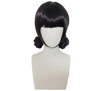 JSTHHTT Parrucca da Donna, Cosplay Parrucca, Cosplay Per Bambini, Accessori Per Cosplay, Per Halloween, Carnevale, Festa A Tema Cosplay, Regali per la Fan Collection, Nera