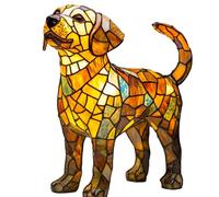 JSvsza Lampade LED a Forma di Carlino & Bulldog Francese - Luce Notturna da Tavolo Maltese con Luce Calda Ambientale, Decorazione per la casa con Animali Vintage, Golden Retriever