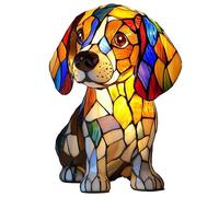 JSvsza Lampade LED a Forma di Carlino & Bulldog Francese - Luce Notturna da Tavolo Maltese con Luce Calda Ambientale, Decorazione per la casa con Animali Vintage, Beagle