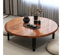 JSWHYBD Tavolino Basso Pieghevole da Terra Giapponese, Tavolini da caffè Pieghevoli in Legno per Soggiorno, Camera da Letto, Balcone, Tatami, Opzioni Multi-Formato e Colore J 80cm/31.5in