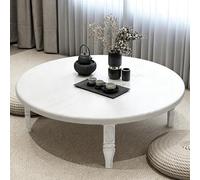 JSWHYBD Tavolino Basso Pieghevole da Terra Giapponese, Tavolini da caffè Pieghevoli in Legno per Soggiorno, Camera da Letto, Balcone, Tatami, Opzioni Multi-Formato e Colore G 80cm/31.5in