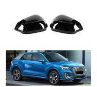 JSYDMA Calotta Specchietto Retrovisore per Audi Q2 e-Tron 2019-2024, Auto Specchio Laterale Coperture Protezione dello Specchio Parti,B-Painted Black