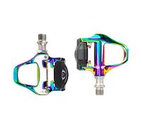 JSZDFSV 1 paio di pedali autobloccanti Mountain Road Bike Clipless Pedali Colorati Ciclismo Accessori