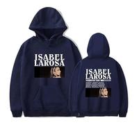 JSZHCB Isabel LaRosa Tour 2025 Felpa con Cappuccio Uomo Donna Casual Manica Lunga Felpa,Blu,XS