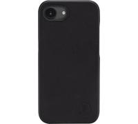 JT Berlin BackCase Kreuzberg - Custodia in vera pelle, compatibile con Apple iPhone 16e, con custodia rigida rigida, compatibile con ricarica wireless (Qi), morbida fodera interna, colore: Nero