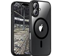 JT Berlin BackCase Pankow Hybrid MagSafe per Apple iPhone 17 (protezione a 360°, angoli imbottiti, antigraffio, colore: nero/trasparente