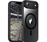 JT Berlin BackCase Pankow Hybrid MagSafe per Apple iPhone Air (protezione a 360°, angoli imbottiti, antigraffio) - Nero/Trasparente