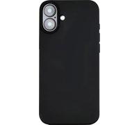 JT Berlin BackCase Pankow - Custodia in silicone morbido compatibile con Apple iPhone 16, con custodia flessibile in TPU, compatibile con ricarica wireless, angoli rinforzati, colore: Nero