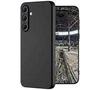 JT Berlin BackCase Pankow - Cover in silicone morbido, compatibile con Samsung Galaxy A55 5G, con angoli rinforzati, colore: Nero