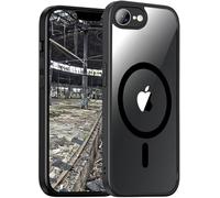 JT Berlin Case Pankow Hybrid MS Custodia compatibile con Apple iPhone 16e (protezione secondo gli standard militari statunitensi, ricarica wireless (Qi) / ricarica magnetica compatibile) nero
