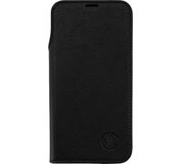 JT Berlin Custodia a libro in vera pelle, compatibile con Apple iPhone 17 Pro (due scomparti interni per carte di credito, funzione di supporto, utilizzabile senza restrizioni) - nero