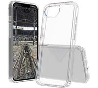 JT Berlin Pankow Clear Case compatibile con Apple iPhone 16e Custodia trasparente (assorbimento degli urti, ricarica wireless Qi compatibile, antigraffio, anti-impronte digitali)