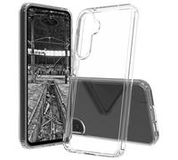 JT Berlin Pankow-Clear Custodia Samsung Galaxy A55 5G Custodia trasparente (telaio in TPU che assorbe gli urti, retro antigraffio in vetro acrilico, anti-impronte)