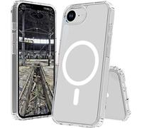 JT Berlin Pankow Clear MS Case compatibile con Apple iPhone 16e Custodia trasparente (assorbimento degli urti, ricarica wireless Qi/ricarica magnetica, antigraffio, anti-impronte)