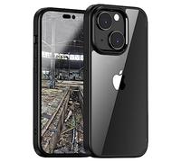 JT Berlin Pankow - Custodia protettiva ibrida compatibile con Apple iPhone 13 (compatibile con ricarica wireless, telaio in TPU ammortizzante, retro in vetro acrilico resistente ai graffi),