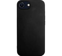 JT Berlin BackCase Pankow - Custodia in silicone morbido compatibile con Apple iPhone 16e, con custodia flessibile in TPU, compatibile con ricarica wireless, angoli rinforzati, colore: Nero
