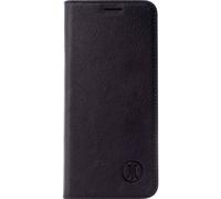 JT Berlin Custodia a libro in vera pelle, compatibile con Apple iPhone 16e, con funzione di supporto, scomparti per carte di credito, chiusura magnetica, colore: nero