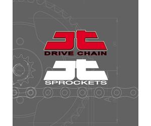 JT DRIVE CHAIN JT Chain kit 420 HDR - 13/53-132 - Pignone posteriore standard in acciaio