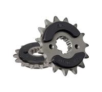 JT JTF308.15RB Pignone Silenziato 15 Denti Passo 520 Gommato - Diam.Int. 21.6/25