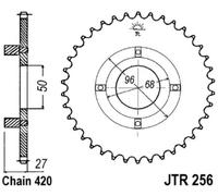 JT Pignone 46 Denti Divisione 420/JTR256.46 JT Sprockets