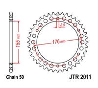 JT SPROCKETS CORONA PIATTO TRASMISSIONE POSTERIORE