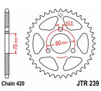 JT SPROCKETS Corona standard in acciaio 239 - 420