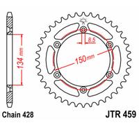 JT SPROCKETS Corona standard in acciaio 459 - 428
