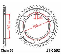 Corona JTR502.45 JT Sprockets 163721734
