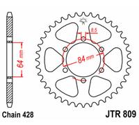 JT SPROCKETS Corona standard in acciaio 809 - 428