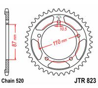 JT SPROCKETS Corona standard in acciaio 823 - 520