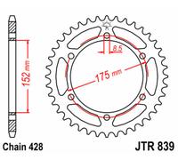 Pignone posteriore JTR 839,57